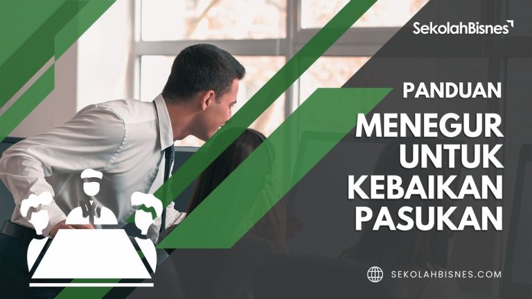 Panduan Menegur Untuk Kebaikan Pasukan