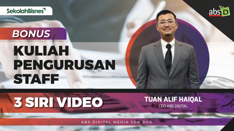 3 Siri Video Kuliah Pengurusan Staff