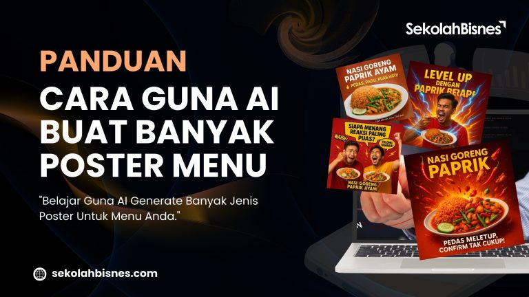 Panduan Guna AI Buat Banyak Poster Menu
